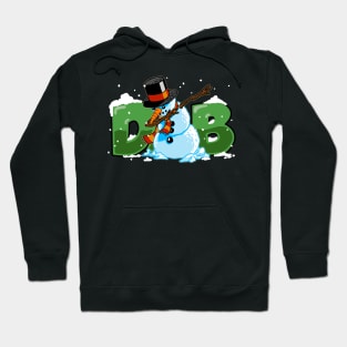 Dabbing Snowman Shirt Christmas Gift Dab Santa Claus T-Shirt Hoodie